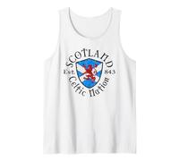 Vintage Escocia Celta Nación EST. 843 Camiseta sin Mangas
