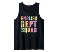 Vintage ESCUADRO DEPT ESCUADRO ELA Profesor Gramática EDUCATIVA Camiseta sin Mangas