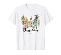 Vintage España Barcelona Ciudad España Souvenir España Camiseta
