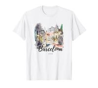 Vintage España Barcelona Ciudad España Souvenir España Camiseta