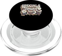 Vintage Especiales Escuadrón Arte Música PE Tech Gimnasio Equipo Profesor PopSockets PopGrip para MagSafe