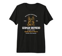 Vintage Estilo Retro Pastor Alemán Camiseta Premium