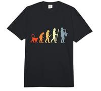 Vintage Evolución de la Música de Saxofón Saxofonista Comfort Colors Adult Heavyweight T-Shirt