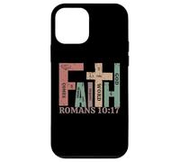 Vintage Faith Comes Romans 10:17 versículo de la Biblia Regalo gráfico Carcasa para iPhone 12 Mini