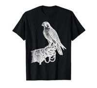 Vintage Falconry Bird of Prey Handler Art Camiseta