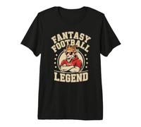 Vintage Fantasy Football Leyenda Goat Commish Game On Dad Camiseta Premium