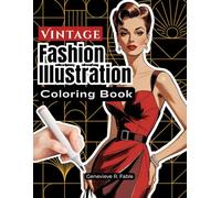 Vintage Fashion Illustration Coloring Book