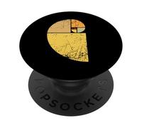 Vintage Fibonacci Espiral Ciencia proporción áurea matemáticas Frescas PopSockets PopGrip Adhesivo