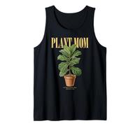 Vintage Fiddle-Leaf Higuera Planta Mamá Naturaleza Flora Jardinero Camiseta sin Mangas