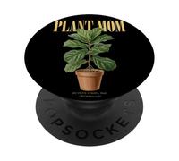 Vintage Fiddle-Leaf Higuera Planta Mamá Naturaleza Flora Jardinero PopSockets PopGrip Adhesivo