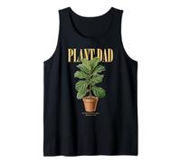 Vintage Fiddle-Leaf Higuera Planta Papá Naturaleza Flora Jardinero Camiseta sin Mangas