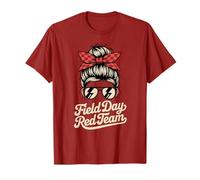 Vintage Field Day Red Team Torneo Summer Camp Bélgica Camiseta