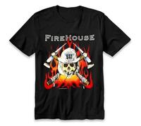 Vintage Firehouse T-Shirt World Tour 1991 1992 Concert tee Rare VTG 90s Hard Rock Band Black S