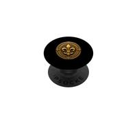 Vintage Fleur De lis Heráldico Diseño Emblema Redondo PopSockets PopGrip Adhesivo