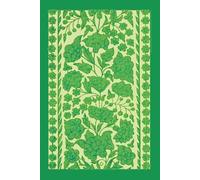 Vintage Floral Motif in Green- Journal, Notebook, Daily Writing, & Reflections- 100 pages, 6x9, Wide-ruled: Great gift for Moms, Friends, Nature Lovers, History Fans, Floral Print, Antique Wallpaper