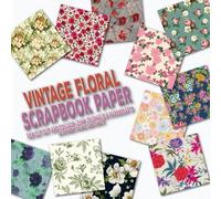 Vintage Floral Pattern - Scrapbook Paper for Cut Out and Collage, Junk Journals & Crafts: Classic Flower Themed Decorative Paper for Mixed Media (Card ... Origami & DIY Scrapbooking Elements)