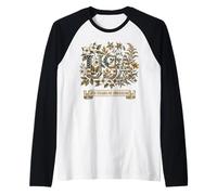 Vintage Floral USA 250 Years of Freedom Patriotic 4 de Julio Camiseta Manga Raglan