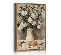 Vintage Flores y Limones Modernos Cuadros Decoracion Con Marcos Granja Naturaleza Muerta Cuadro y Láminas Estética Floral Botánico Lienzos Imagen Decor Hogar Para Salon Dormitorio Oficina 40X60cm