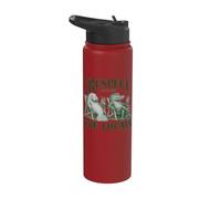 Vintage Florida Respect The Locals Nature Manatee Crocodile Stainless Steel Insulated Water Bottle