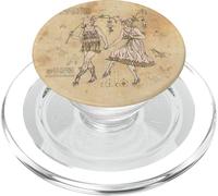 Vintage Flower Girls Cute Fairycore Cottagecore Aesthetic PopSockets PopGrip para MagSafe