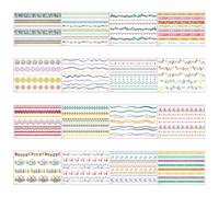 Vintage Flower Stickers Set - Cartoon Stickers Decal For Kids Girl, Scrapbooking Decals Christian Easter For Christmas Window Wall Classroom Scrapbooking Party Room Planner