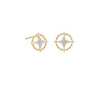 Vintage Flower Stud Earrings For Women Girls