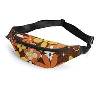 Vintage Flower Valentine's Day Sloth Love Fanny Pack, riñonera Deportiva para niños Adultos para Hombres y Mujeres
