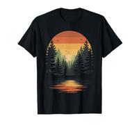 Vintage Forest Nature Trees Wildlife Scenic View Camiseta