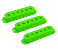 Vintage Forge Cubiertas de plástico para pastillas de una sola bobina para guitarra eléctrica Fender Strat (juego de 3) PCST-GRN