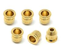 VINTAGE FORGE - Juego de 6 casquillos para guitarra eléctrica Fender Stratocaster y Telecaster