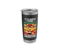 Vintage Fox It's a Bento Think You would not understand Vaso térmico de acero inoxidable de doble pared
