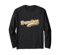 Vintage Francisco Nombre Personalizado Francisco Manga Larga