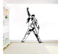 Vintage Freddie Mercury Band Pared Calcomanía Música Rock Niño Dormitorio Sala De Estar Vinilo Pegatinas Extraíbles Decoración De Habitación 68X42Cm