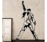 Vintage Freddie Mercury Queen Band Music Rock Vinyl Stickers Wallpaper Para La Decoración De La Habitación Dormitorio Livingroom Wall Decorl 43Cm X 70Cm