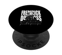 Vintage Frederick Douglass con Cita Mes de la Historia Negra PopSockets PopGrip Adhesivo