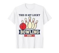Vintage Funny Bowling Team This is My Lucky Bowling Camiseta