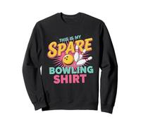 Vintage Funny Bowling Team This is My Spare Bowling Sudadera