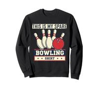 Vintage Funny Bowling Team This is My Spare Bowling Sudadera
