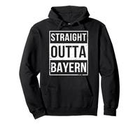 Vintage Funny Straight Outta Bayern Bavaria Munich Germany Sudadera con Capucha