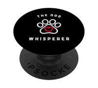 Vintage Funny The Dog Whisperer for Dog Lover PopSockets PopGrip Adhesivo