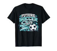 Vintage Future Soccer Star Retro Juventud Juventud Jugar Día del Juego Camiseta