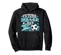 Vintage Future Soccer Star Retro Juventud Juventud Jugar Día del Juego Sudadera con Capucha