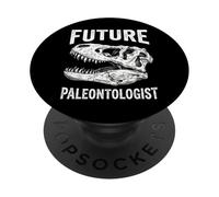 Vintage Futuro Paleontólogo T Rex Cráneo Dinosaurio Fósil PopSockets PopGrip Adhesivo