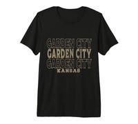 Vintage Garden City Kansas Camiseta Premium