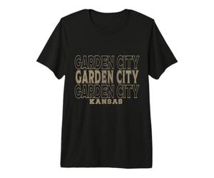 Vintage Garden City Kansas Camiseta Premium