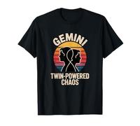 Vintage Gemini Horoscope, Astrology and Zodiac Clothing Camiseta