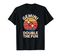 Vintage Gemini Horoscope, Astrology and Zodiac Clothing Camiseta