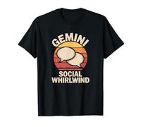 Vintage Gemini Horoscope, Astrology and Zodiac Clothing Camiseta