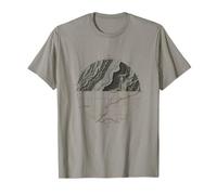 Vintage Geología Mapa Diagrama Ciencia Arte Naturaleza Amante Urbano Camiseta