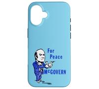 Vintage George McGovern por la Paz Votar McGovern Demócrata Carcasa para iPhone 16